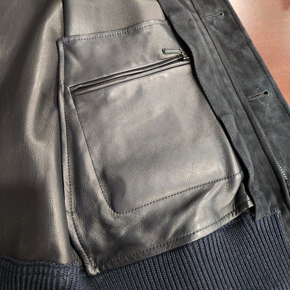 ERMENEGILDO ZEGNA Lambskin Bomber Blouson - Picture 13 of 16